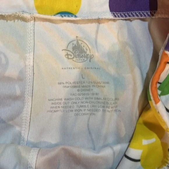 DISNEY PARKS RAINBOW MICKEY MOUSE BALLOONS ICON LEGGINGS WOMENS Size Large - Picture 2 of 5